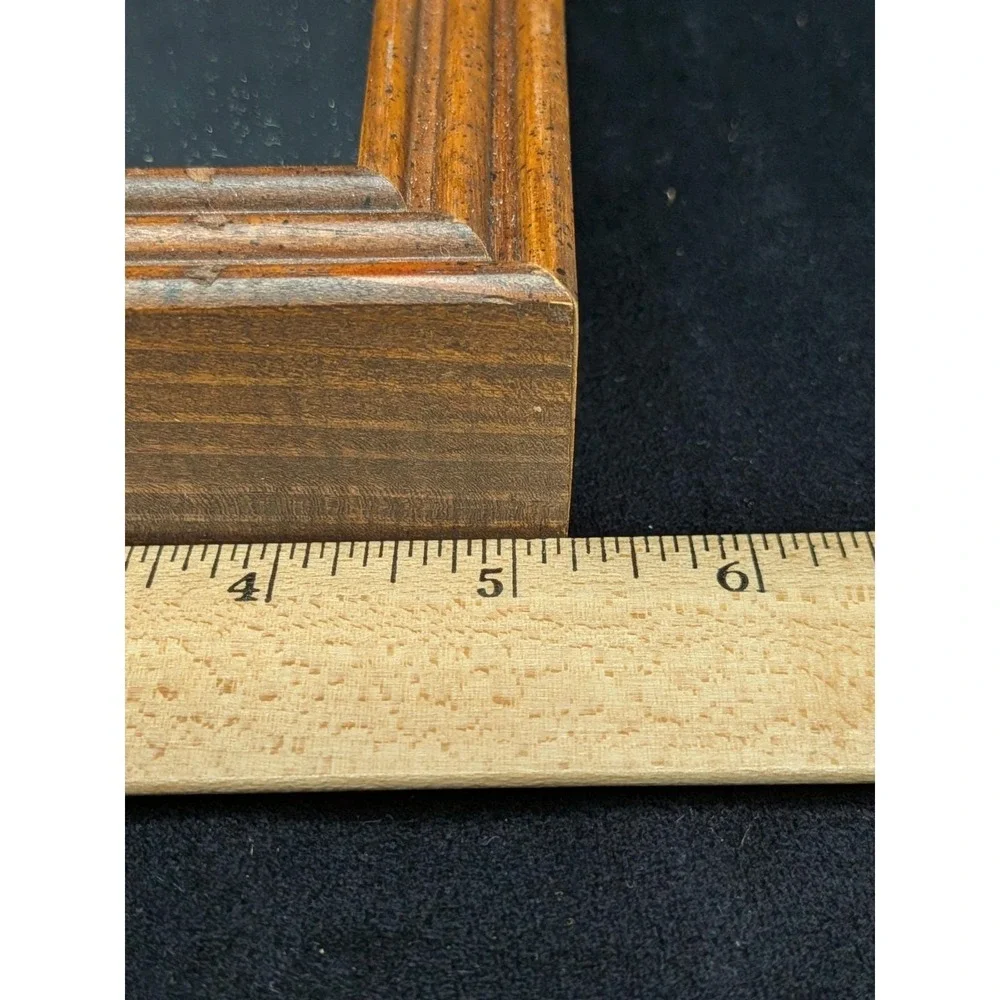 Vtg Pair Of Homco Wall Mirror 13in x 5in X 1.5in And 8x8x1.5 Square Gallery Wall